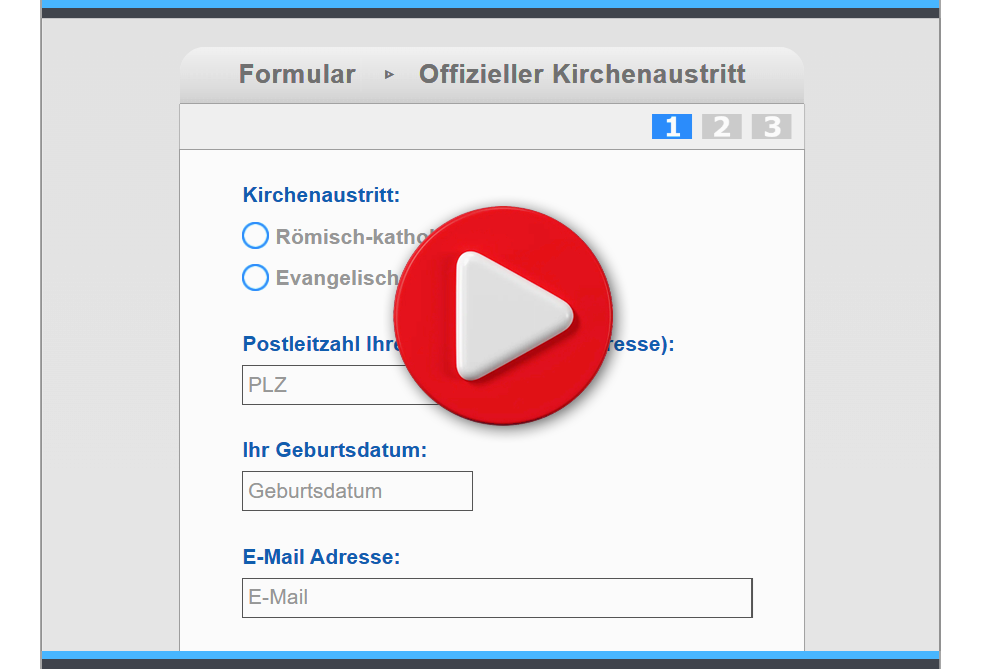 Formular Kirchenaustritt
